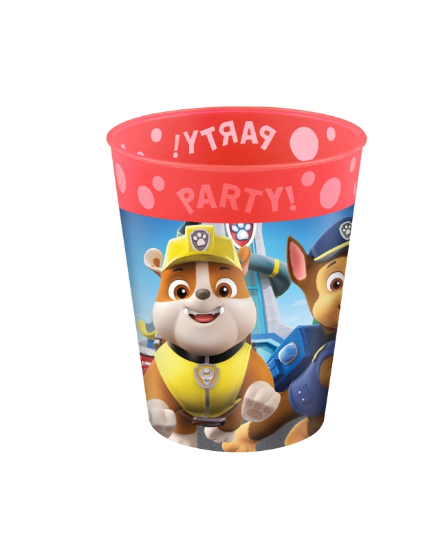 Vaso Plastico Reutilizable 250ml Patrulla Canina