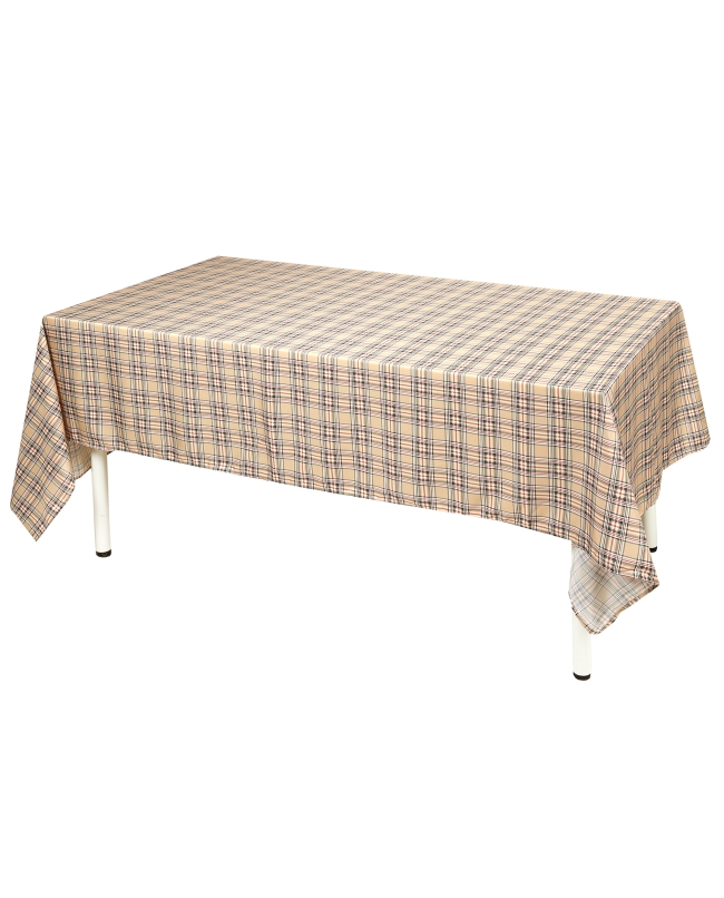 Mantel Cuadros Caramelo 145X240cm Popelina Poliester ***OFERTA DTO NO ACUMULABLE