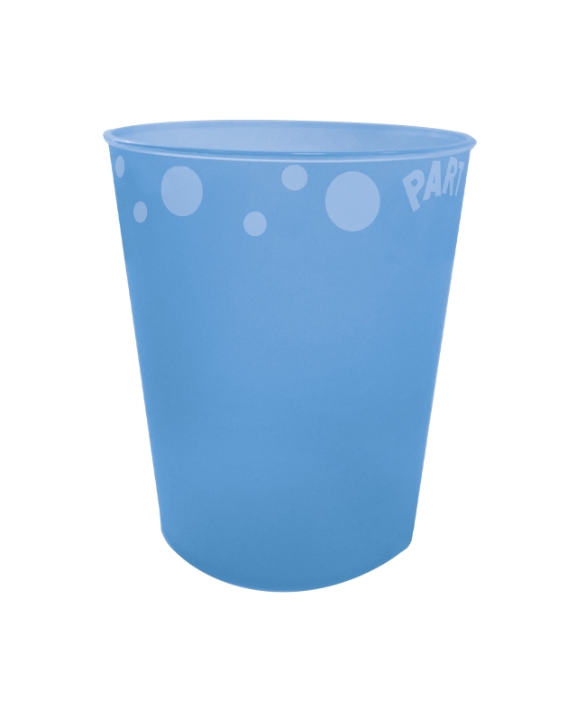 Vaso Pastico Reutilizable 250ml Azul ***OFERTA DTO NO ACUMULABLE