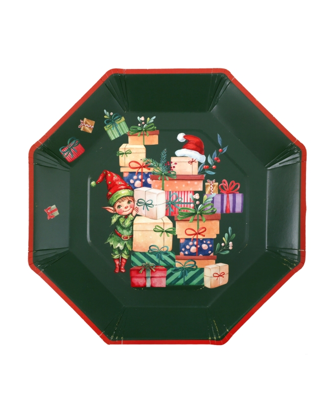 Plato Duendecillo 23X23cm Carton ***OFERTA DTO NO ACUMULABLE