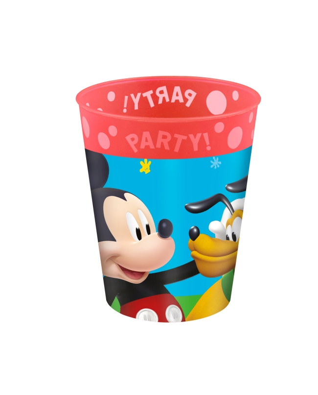 Vaso Plastico Reutilizable 250ml Mickey