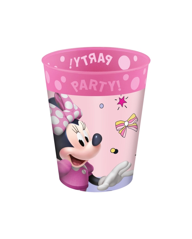 VASO PLAST. REUTILIZABLE 250ml MINNIE JR