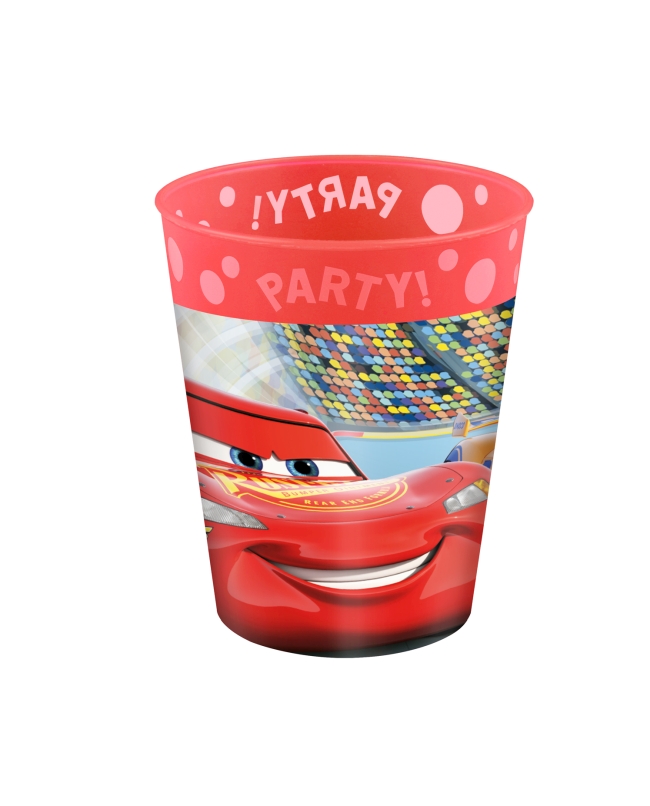 Vaso Plastico Reutilizable 250ml Cars