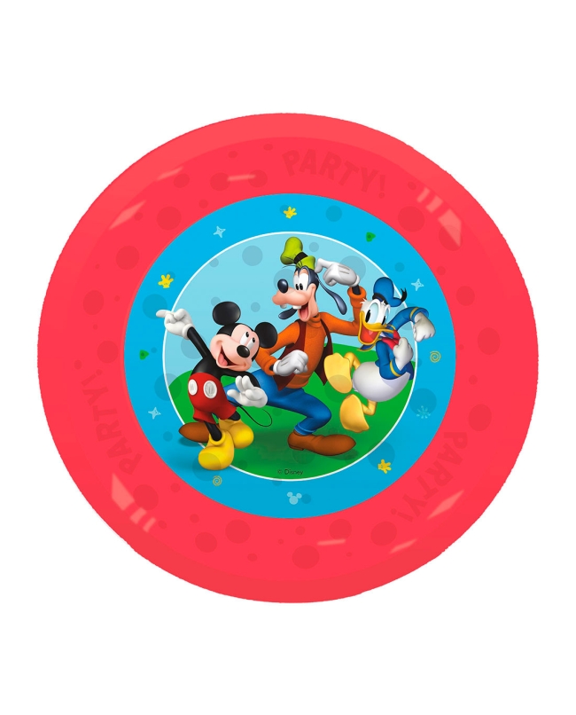 Plato Plastico Reutilizable 21cm Mickey