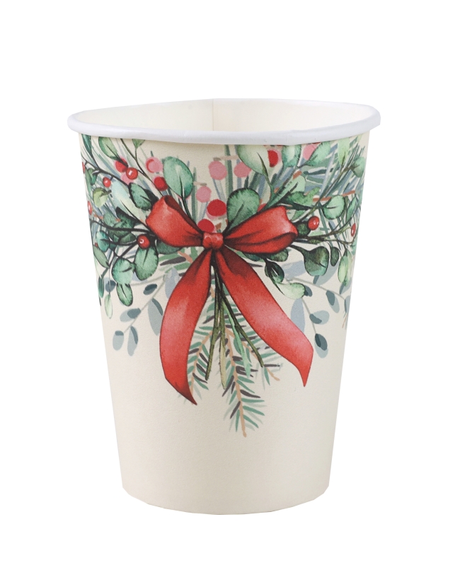 Vaso Cintas Marfil 7.8X9.7cm/27cl Carton ***OFERTA DTO NO ACUMULABLE