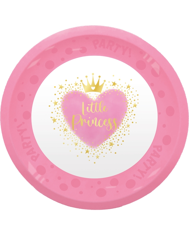 Plato Plastico Reutilizable 21cm My Littler Princess