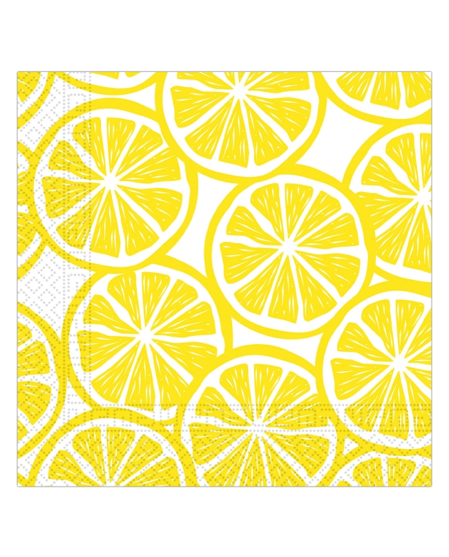 Servilletas 33 x 33cm Rodajas Limon 3Ply Fsc