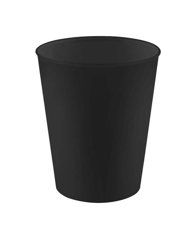 Vaso Plastico Reutilizable 250ml Negro