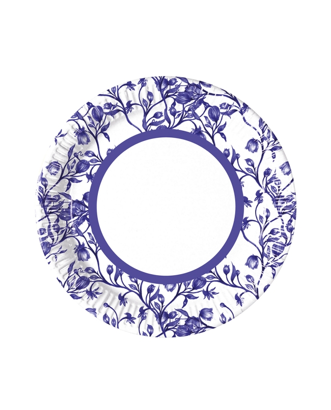 Platos 20cm Porcelana Azul Fsc