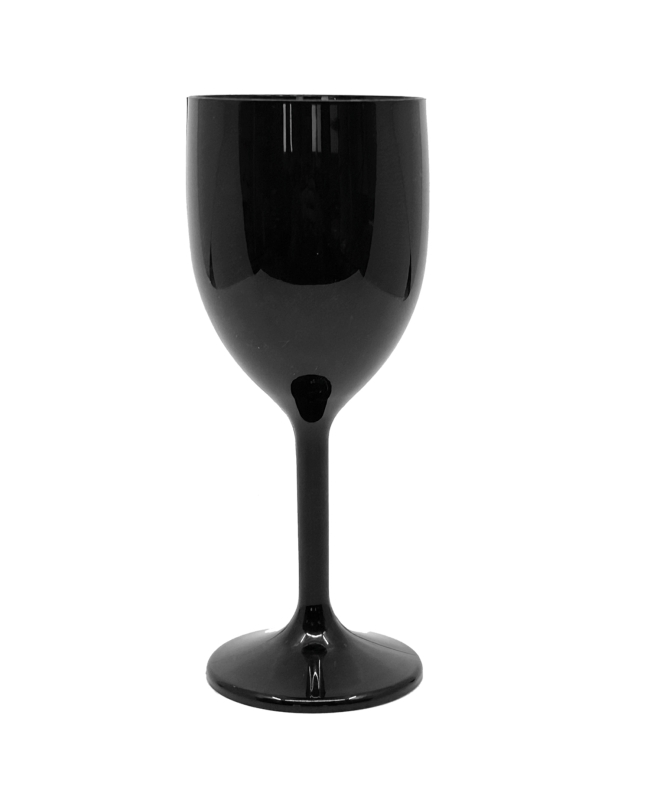 Copas Vino Reutilizables Negras 300ml ***OFERTA DTO NO ACUMULABLE