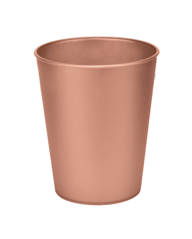 Vaso Plastico Reutilizable 250ml Rosa Oro