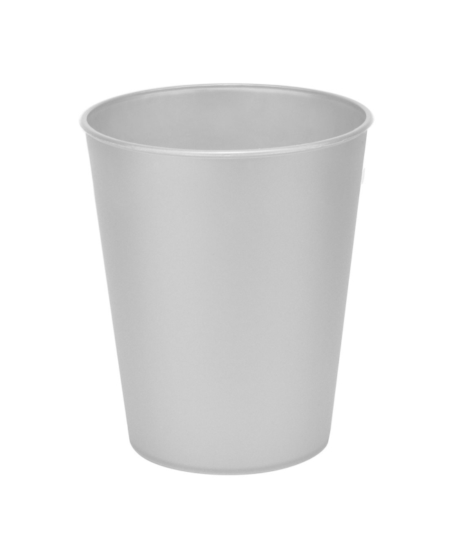 Vaso Plastico Reutilizable 250ml Plata