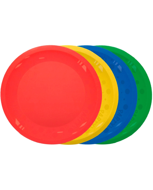 Plato Plastico Reutilizable 21cm Colores Brillantes Mixto