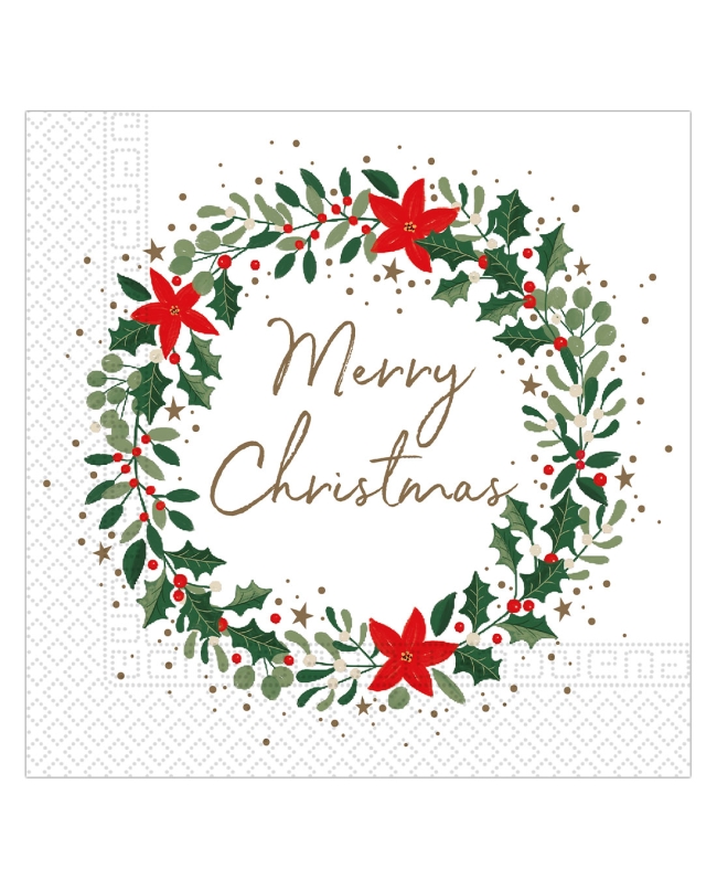 Servilletas 33 x 33cm Christmas 3Ply Fsc