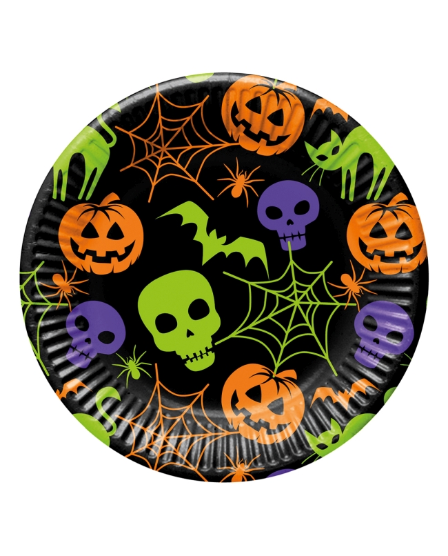 Platos 23cm Halloween Fsc