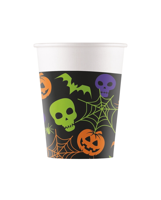 Vasos Papel 200ml Halloween Fsc
