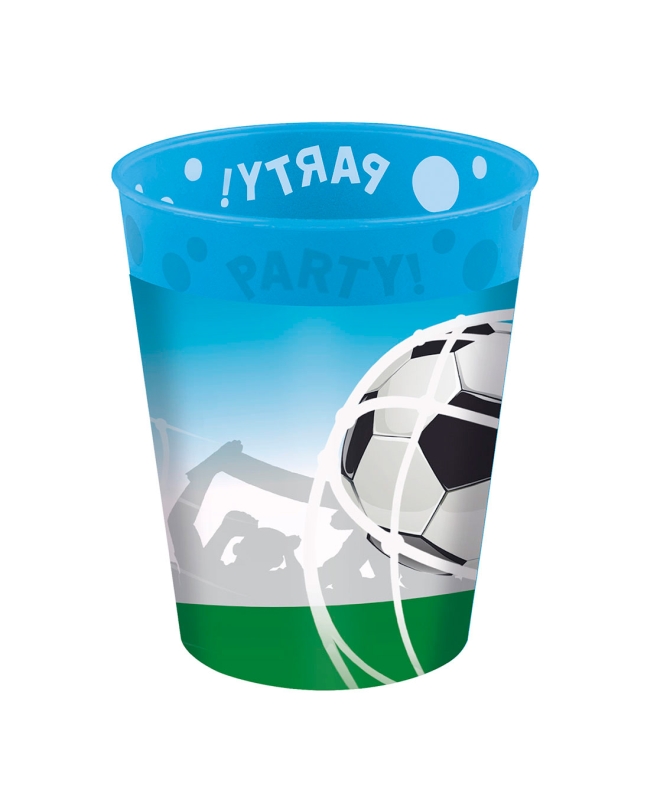 Vaso Plastico Reutilizable 250ml Futbol