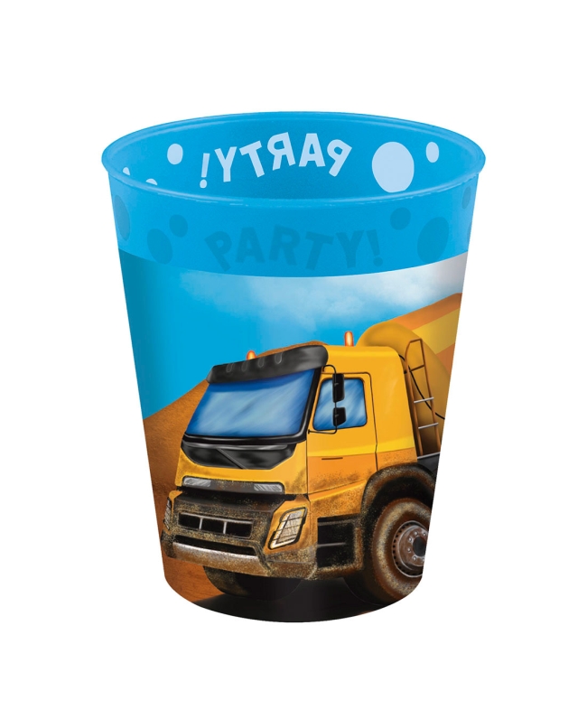 Vaso Plastico Reutilizable 250ml Construccion