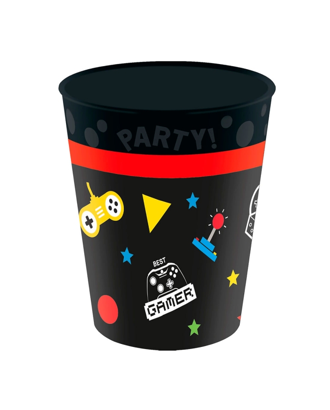 Vaso Plastico Reutilizable 250ml Game Party ***OFERTA DTO NO ACUMULABLE