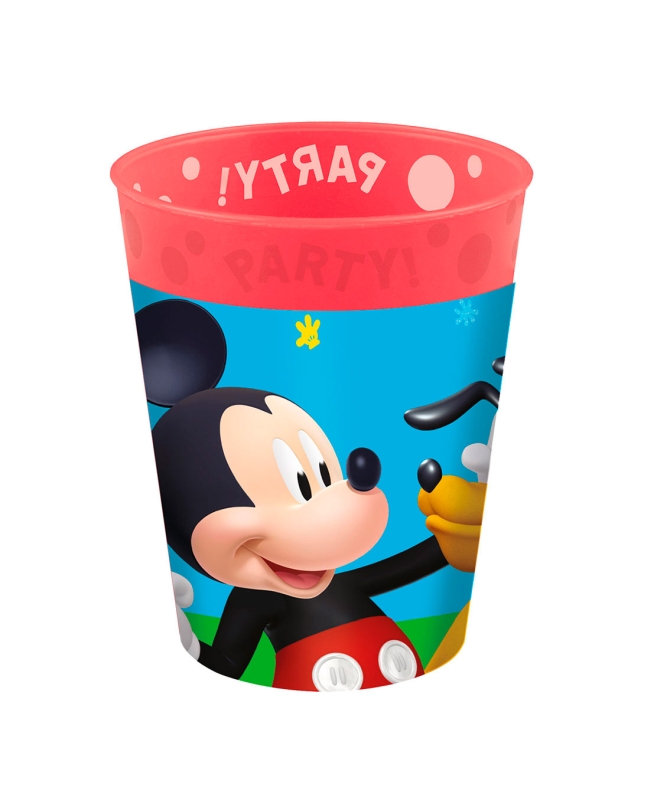 Vaso Plastico Reutilizable 250ml Mickey