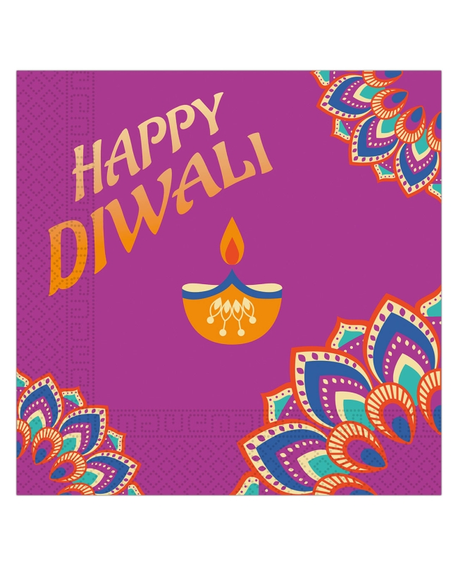 Servilletas 33 x 33cm Diwali Fsc