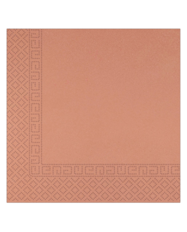 Servilletas 33 x 33cm Rosa Oro 3Ply Fsc