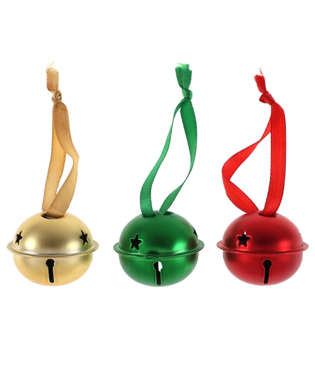 Surtido Cascabeles 4cm Metal/Saten ***OFERTA DTO NO ACUMULABLE