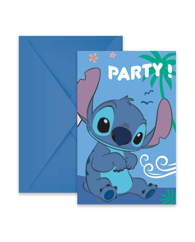 Invitaciones Stitch y Angel FSC 