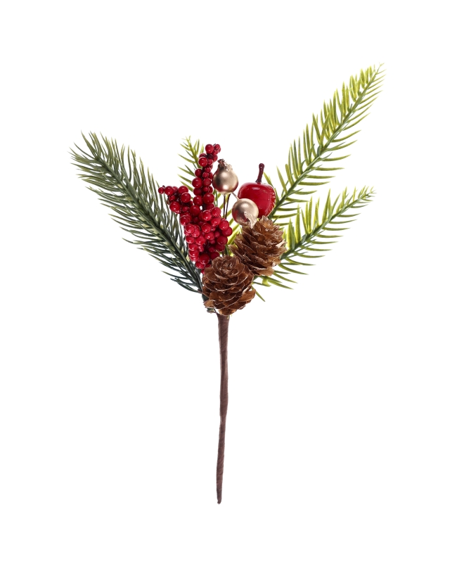 Rama Peq. Piña Oro/Rojo 13X24cm Poliester/Plastico ***OFERTA DTO NO ACUMULABLE