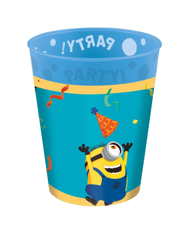 Vaso Plastico Reutilizable 250ml Minions