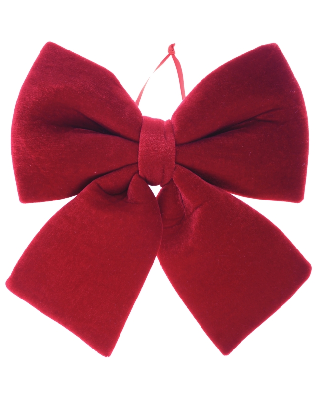 Lazo Grd. Burdeos 26X30cm Terciopelo Poliester ***OFERTA DTO NO ACUMULABLE