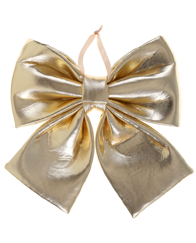 Lazo Grd. Metalizado Oro 26X30cm Poliester/Saten ***OFERTA DTO NO ACUMULABLE