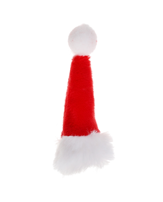 Confeti Gorro Papa Noel Rojo 2X7cm Tela ***OFERTA DTO NO ACUMULABLE