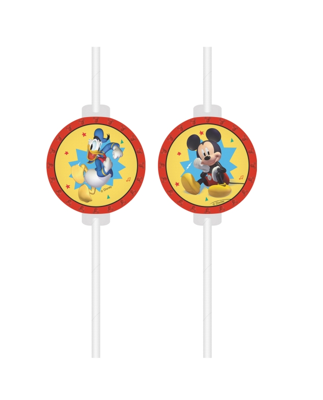 Pajitas Papel Mickey Salta Fsc