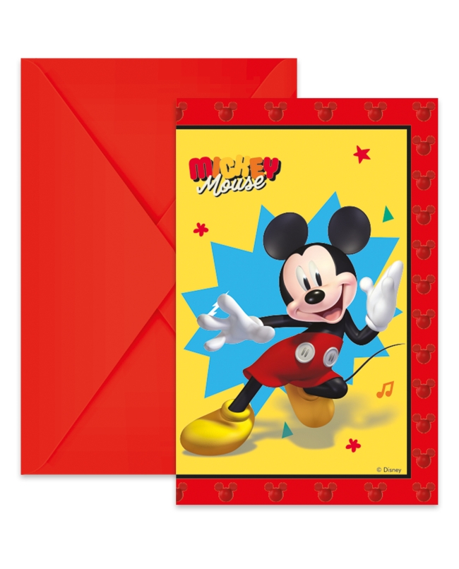 Invitaciones Mickey Salta Fsc