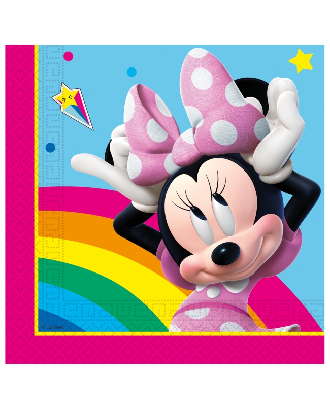 Servilletas 33X33cm Minnie Arcoiris Fsc 2Pli