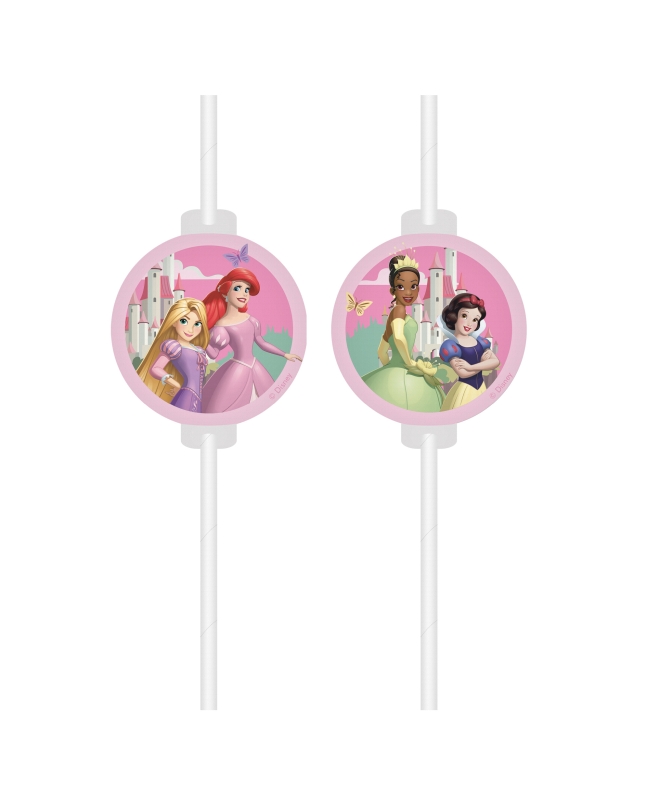 Pajitas Papel Princesas Mundo Disney Fsc