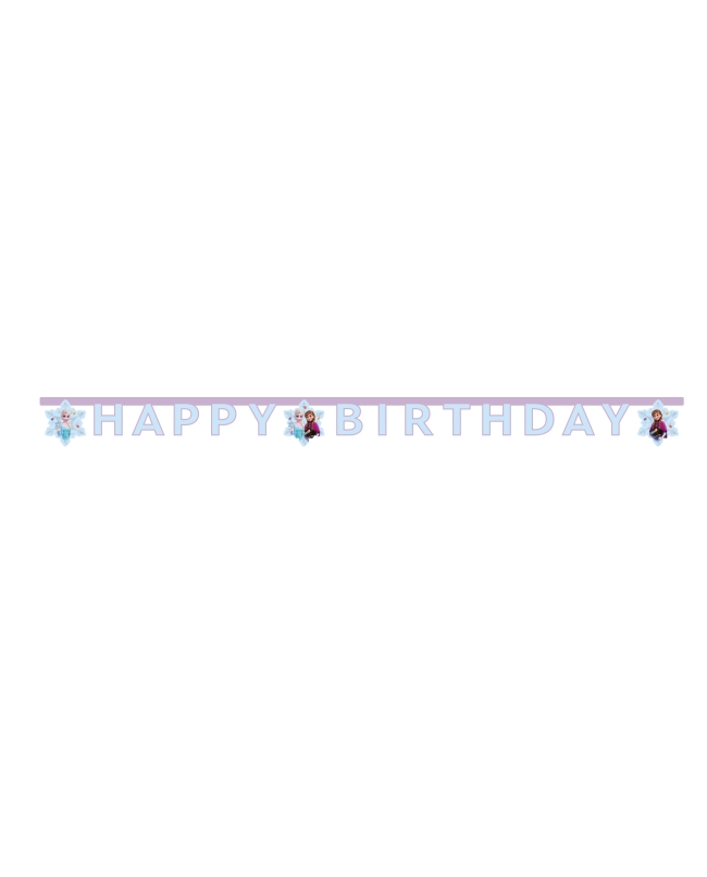 Guirnalda Happy Bday Frozen Idilica Papel Fsc