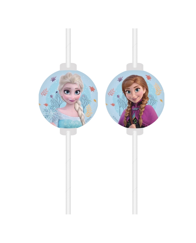Pajitas Papel Frozen Idilica Fsc
