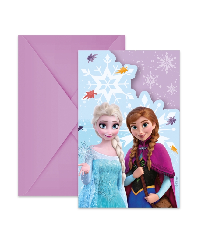 Invitaciones Forma Frozen Idilica Fsc