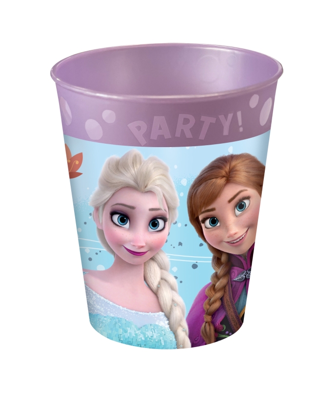 Vaso Plastico Reutilizable 250ml Frozen Idilica