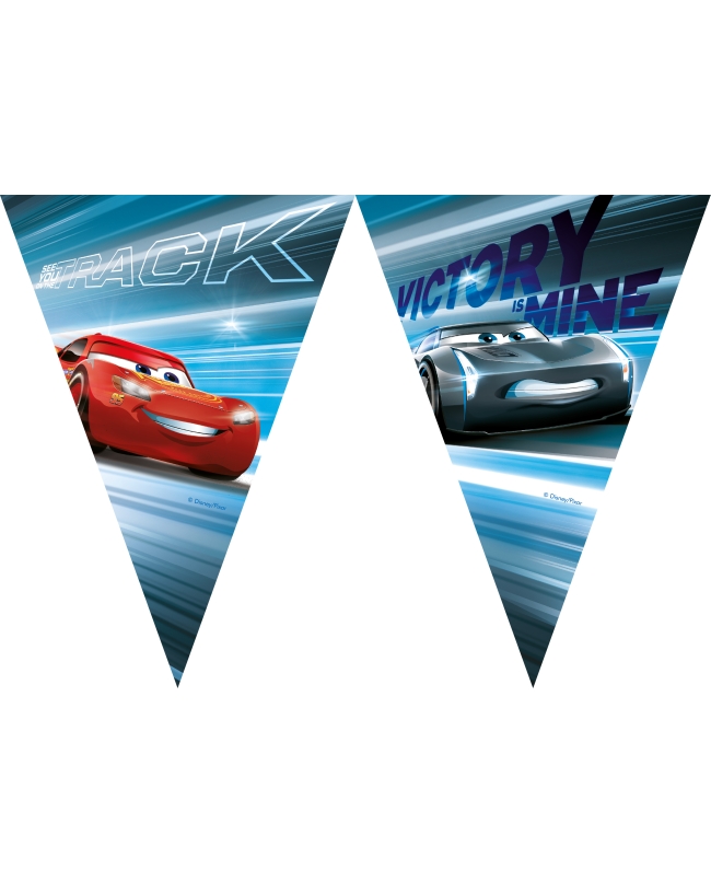 Banderin Papel Cars Victoria Fsc