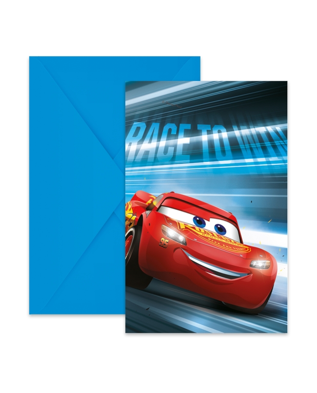 Invitaciones Cars Victoria Fsc