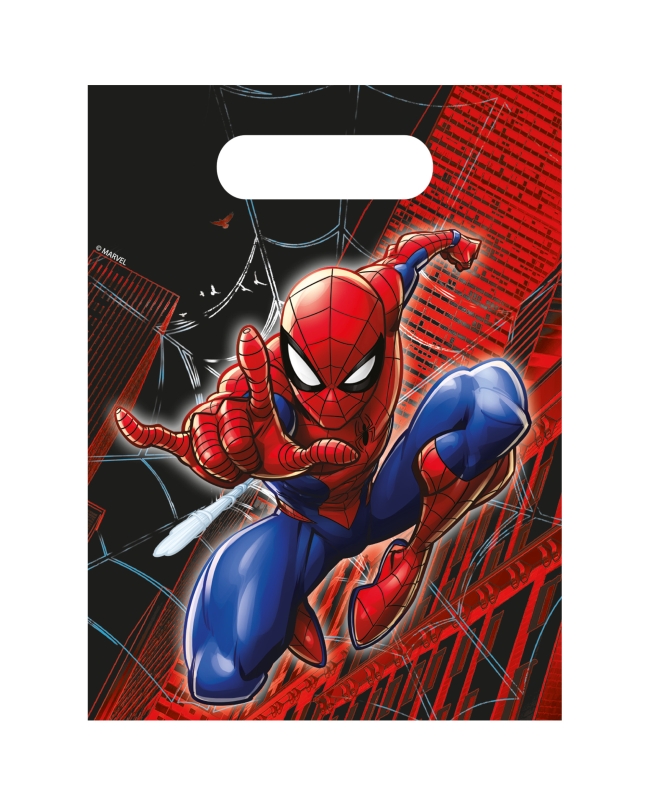 Bolsas Papel Spiderman Telaraña Fsc