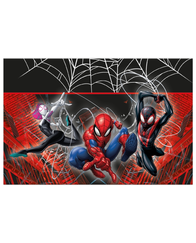 Mantel Plastico 120X180cm Spiderman Telaraña