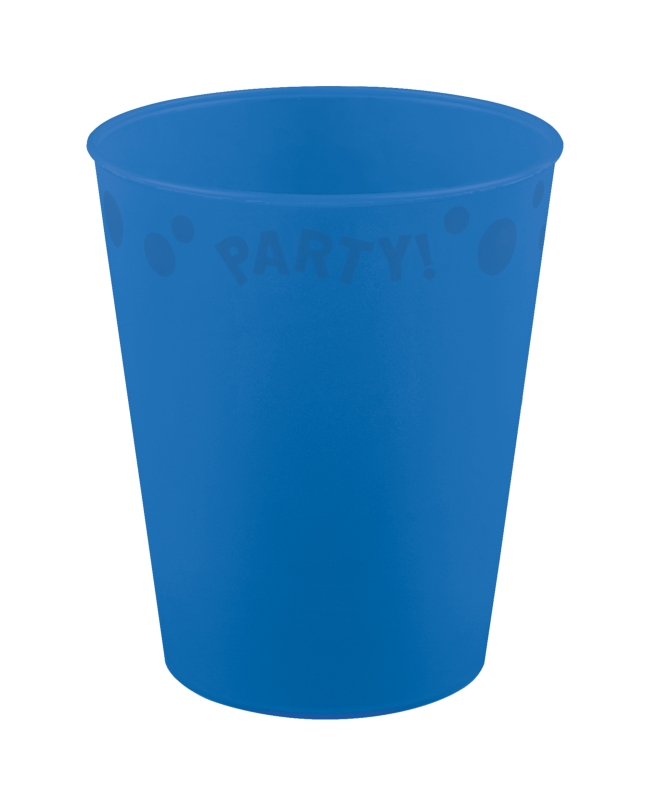Vaso Plastico Reutilizable 250ml Azul