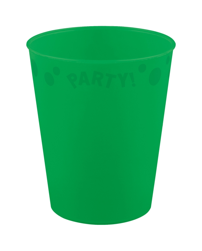 Vaso Plastico Reutilizable 250ml Verde