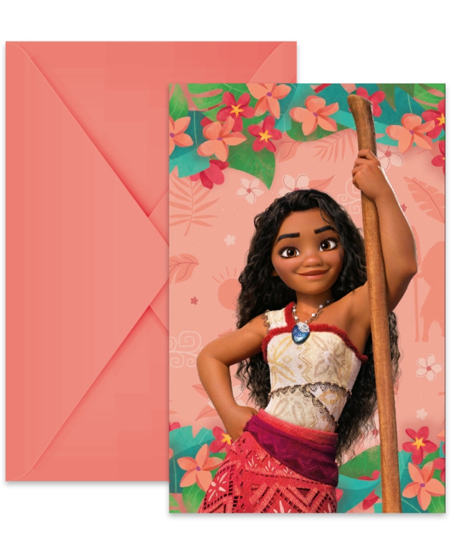 Invitaciones Moana Vaiana II Fsc