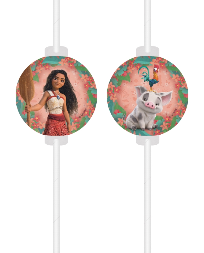 Pajitas Papel Moana Vaiana II Fsc