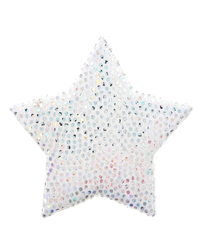 Confeti Estrellas Plata 2.5X2.5cm Tela ***OFERTA DTO NO ACUMULABLE
